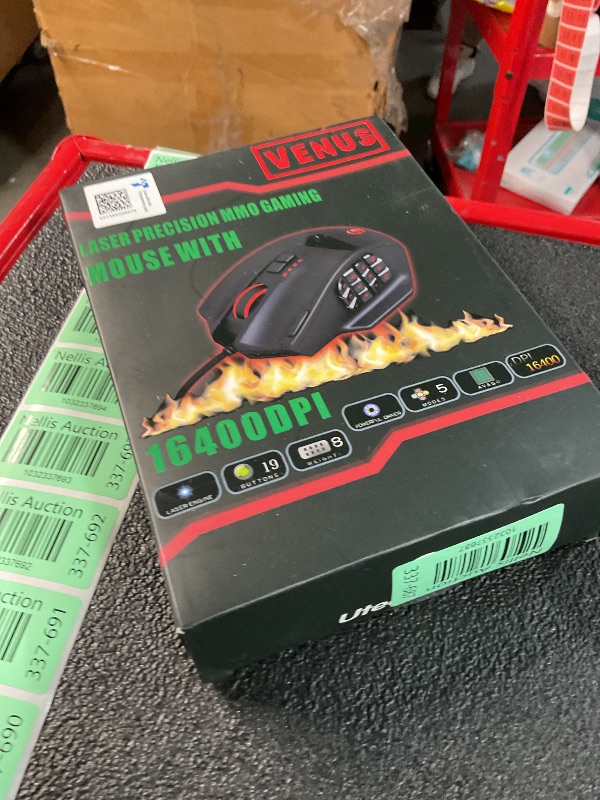 Photo 1 of UtechSmart Venus Gaming Mouse RGB Wired, 16400 DPI High Precision Laser Programmable MMO Computer Gaming Mice [IGN's Recommendation]
