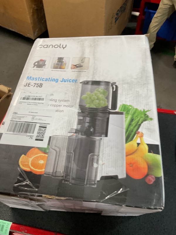 Photo 2 of ***(PARTS ONLY/ NO RETURNS OR REFUNDS)***
Cold Press Juicer, 5.4" Wide Feed Chute Juice Extractor Machine with 400W, High Juice Yield, Slow Masticating Juicer for Whole Vegetables & Fruits