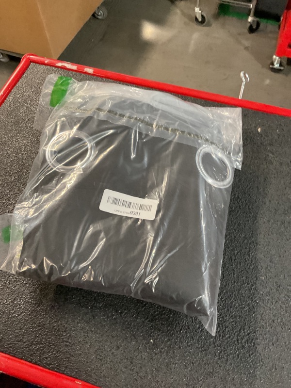 Photo 1 of BONZER Outdoor Curtains for Patio Water Resistant Heavy Privacy Sunlight Blocking Grommet Outside Curtains for Porch, Pergola, Gazebo, 1 Panel, 54W x 84L inch, Black