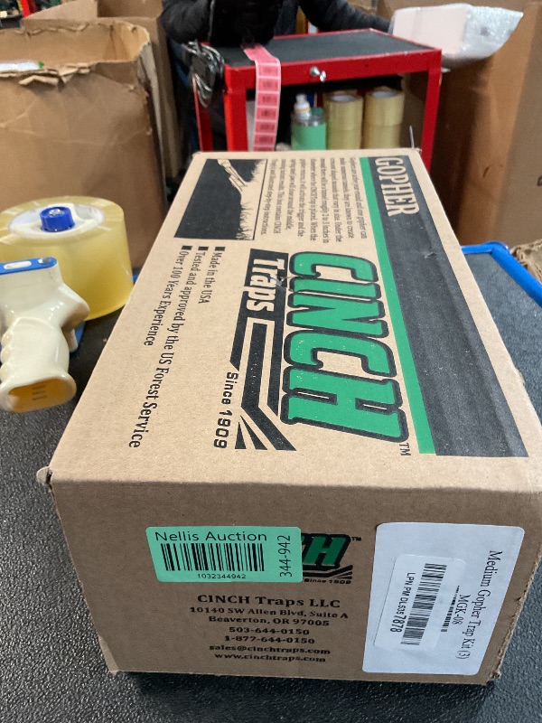 Photo 1 of Cinch Gopher Trap - Professional-Grade Gopher Traps That Work Best, Heavy Duty, Reusable Rodent Trapping System - Ideal for Lawns, Gardens, Ranches, and More - Outdoor Use, Medium Size (3 Pack)