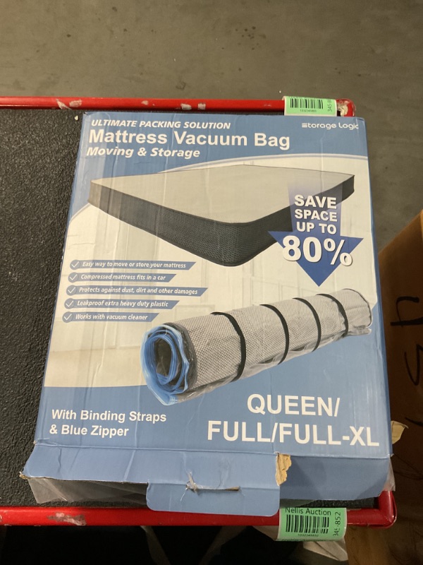 Photo 2 of (Queen/Full/Full-XL) Mattress Vacuum Bag for Moving