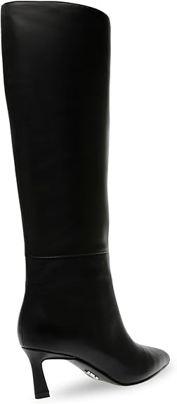 Photo 3 of (SIZE 9) Steve Madden Women's Lavan Knee High Boot, Black Leather, 9