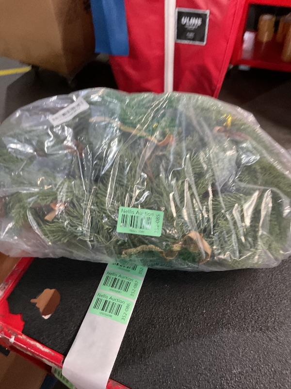 Photo 1 of DearHouse Pine Christmas Garland,6Ft WinterArtificial Greenery Garland for Holiday Season Mantel Fireplace Table Runner Centerpiece Decor