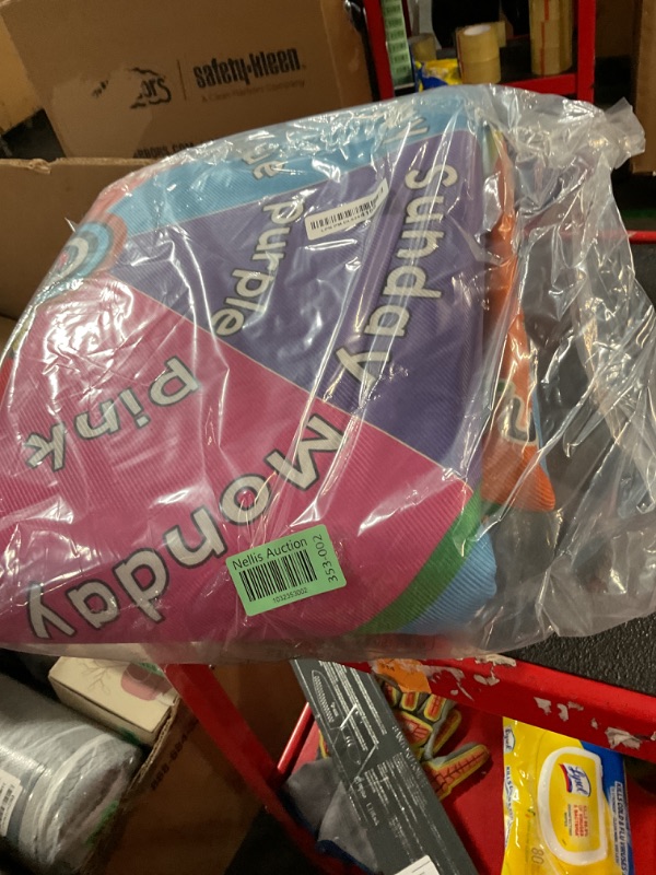 Photo 1 of yongjoy ABC Rug, ABC Play Mat for Kids Playroom, Round Alphabet Floor Mat,Classroom Elementary Preschool Rugs wtih ABC, Numbers, Animals - 78.7inch