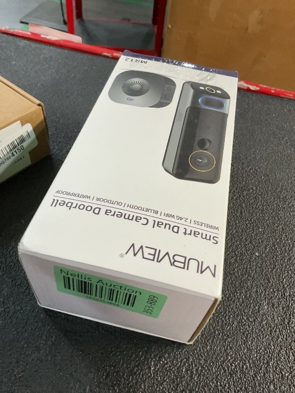 Photo 1 of MUBVIEW Dual Doorbell Camera Wireless No Subscription,2K Smart Door Camera Wireless for Apartment, Door Bells for Homes with Chime, Front Door Camera with AI Human Detection, Night Vision