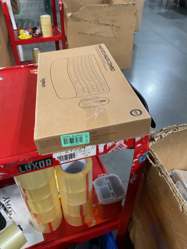 Photo 1 of Logitech Wave Keys MK670 Combo, Wireless Ergonomic Keyboard with Signature M550 L Wireless Mouse, Comfortable Natural Typing, Bluetooth, Logi Bolt, for Multi-OS, Windows/Mac - Graphite