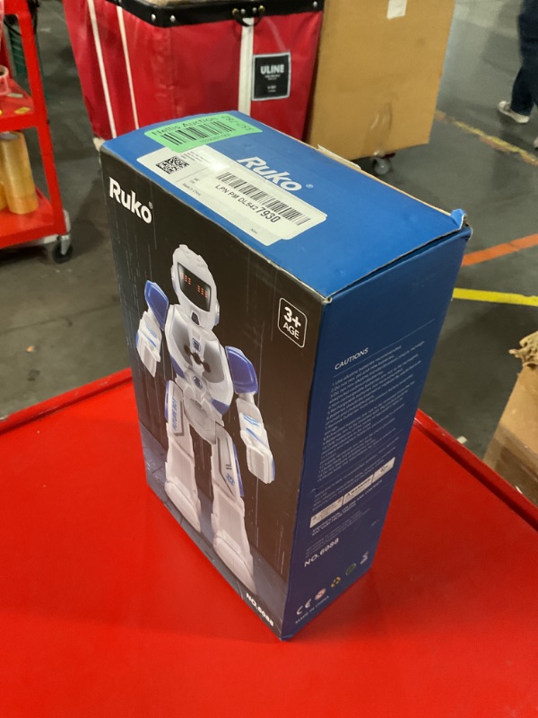 Photo 1 of Ruko 6088 Programmable Robot with APP Control, Remote Control, Gesture Sensing Control, Rechargeable Robots Toys for Boys and Girls, Interactive Emoji LED Eyes, QA Games for 3 4 5 6 Years Kids, Blue