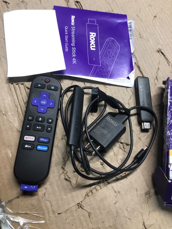 Photo 3 of (FAIR/USED) Roku Streaming Stick 4K Portable Roku Streaming Device 4K/HDR/Dolby Vision