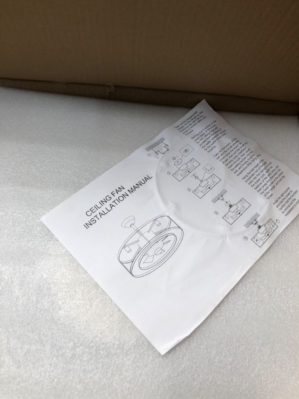 Photo 1 of GDLT 18" Crystal Caged Ceiling Fan with Light Remote, 4-Light Crystal Fandelier Gold Ceiling Fan with Light Reversible Motor, Chandelier Ceiling Fan Enclosed 6 Speed for Bedroom, Living Room