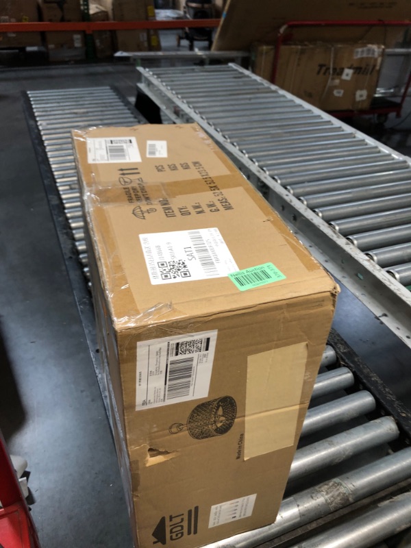 Photo 1 of GDLT 18" Crystal Caged Ceiling Fan with Light Remote, 4-Light Crystal Fandelier Gold Ceiling Fan with Light Reversible Motor, Chandelier Ceiling Fan Enclosed 6 Speed for Bedroom, Living Room