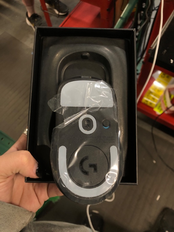 Photo 1 of **NON-REFUNDABLE** (MISSING DONGLE) Logitech G PRO X Superlight 2 DEX Lightspeed Wireless Gaming Mouse, 60g Pro-Grade Lightweight Mouse with 5 Programmable Buttons, 44k DPI Sensor, USB-C Charging, for PC/Mac - Black