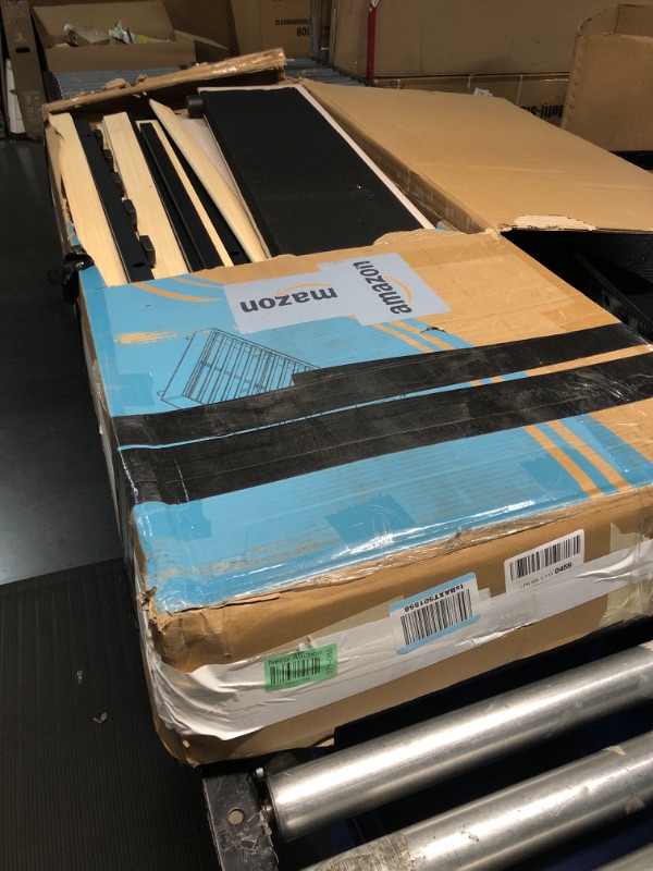 Photo 1 of VECELO Full Size Bed Frame with 4 Storage Drawers, Upholstered Platform with Type-C & USB Charging Station, Adjustable Tufted Button Headboard, Wooden Slats Support, No Box Spring Needed, Beige