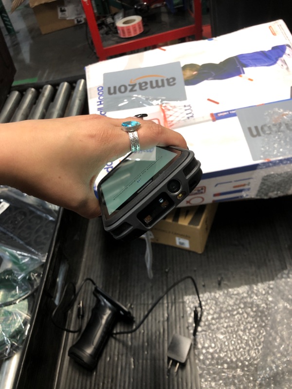 Photo 1 of Tera Android 11 Barcode Scanner PDA: with Charging Cradle Pistol Grip 8000mAh Extra Large Battery Handheld Mobile Computer 5.2” Full Touch Screen Zebra 2D Scan IP65 Graded Inventory Scanner P172