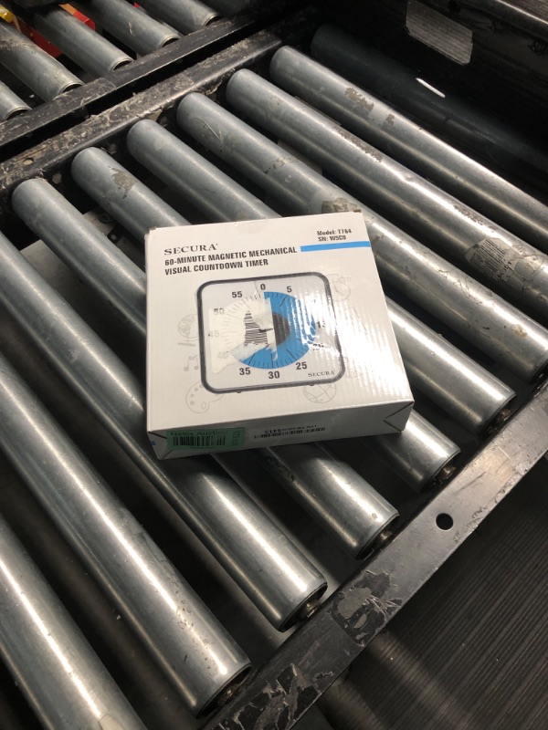 Photo 1 of Secura 60-Minute Visual Countdown Timer, 7.5-Inch Oversize Classroom Visual Timer for Kids and Adults, Durable Mechanical Kitchen Timer Clock with Magnetic Backing (Purple)