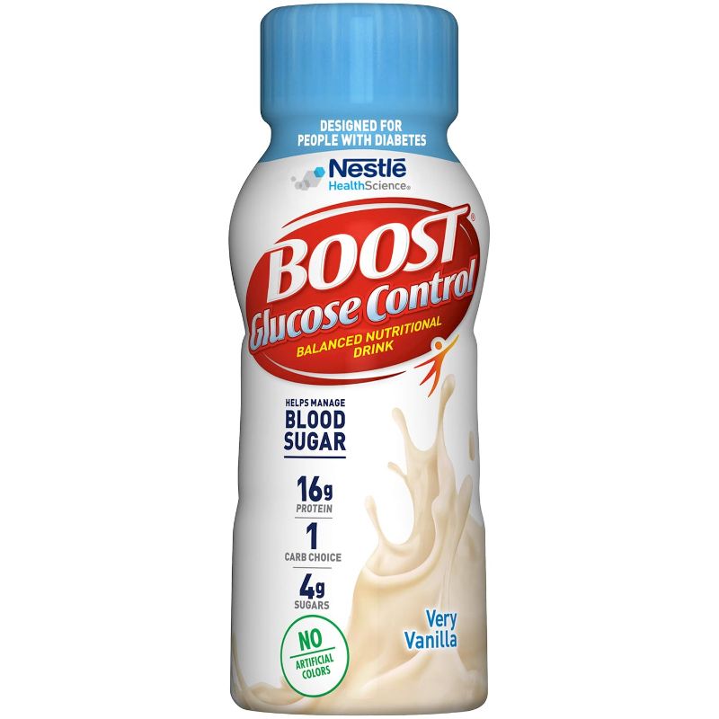 Photo 1 of ***NON REFUNDABLE, USE BY 7/17/25*** Boost Ready To Drink, Glucose Control Vanilla, 8 FL ounce (Pack of 24)