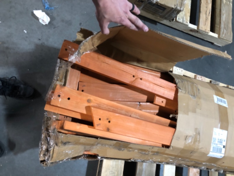 Photo 1 of ***TRUCK/TRAILER PICKUP ONLY - NONREFUNDABLE - PARTIAL SET - SEE COMMENTS***
Backyard Discovery Tanglewood All Cedar Wood Playset Swing Set