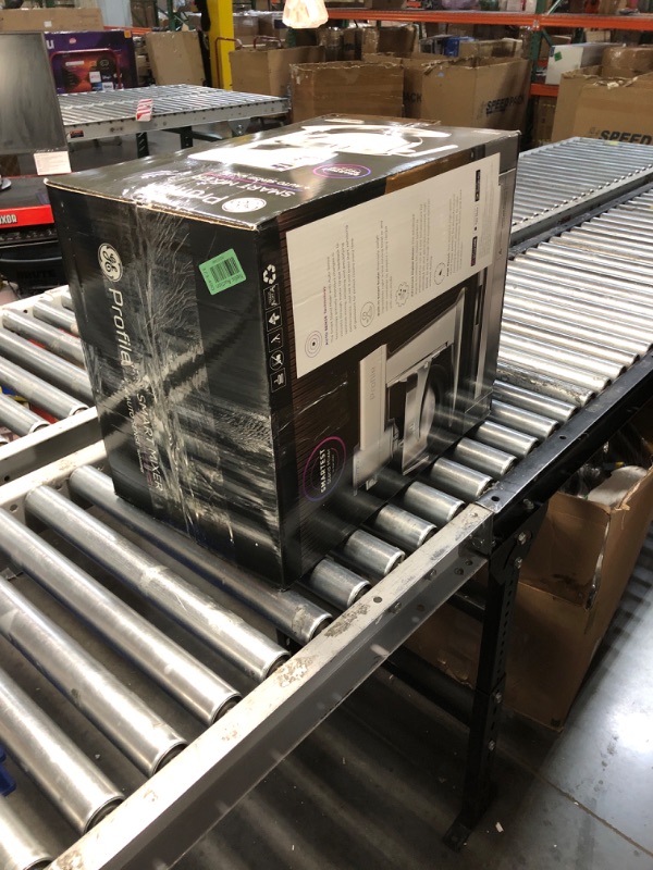 Photo 1 of GE Profile Smart Stand Mixer w/Built-In Smart Scale & Auto Sense Technology, 7qt Stainless Steel Bowl, 11 Speed l Dough Hook, Beater, 11-wire whip l works w/Amazon Alexa & Google Home l Mineral Silver