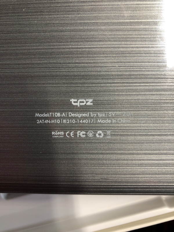 Photo 1 of **MISSING CORD AND ACCESSORIES**
2025 Android Tablet, Android 14 Tablet - 10 inch Tablet Octa-Core 8GB+64GB 1TB Expand, 6000mAh Battery, 2.4G+5G Wi-Fi 6, 2MP+8MP Dual Camera, Bluetooth, 1280 * 800 FHD IPS Tablets (Gray)