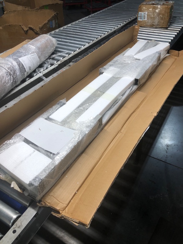 Photo 1 of OUTPRIZE Aluminum Trailer Ladder Rack, 6FT to 9FT Adjustable Trailer Roof Ladder Rack for Universal Enclosed and Open Trailers, 400 lbs Capacity, Silver