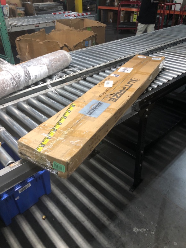 Photo 1 of OUTPRIZE Aluminum Trailer Ladder Rack, 6FT to 9FT Adjustable Trailer Roof Ladder Rack for Universal Enclosed and Open Trailers, 400 lbs Capacity, Silver