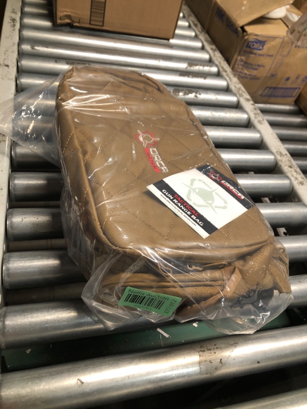 Photo 1 of Orca Tactical Gun Range Bag – Compact Pistol Revolver Range Bag for Handguns and Ammo – Self Standing Gun Bag – Handgun Bag with Durable Double Stitching Lockable YKK Zippers (Coyote)