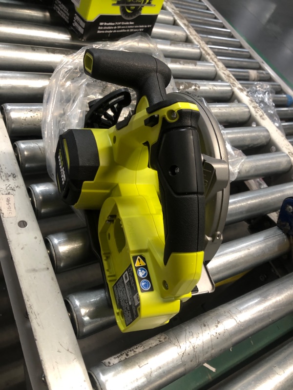Photo 1 of RYOBI ONE+ HP 18V Brushless Cordless 7-1/4 in. Circular Saw (Tool Only) PBLCS300B