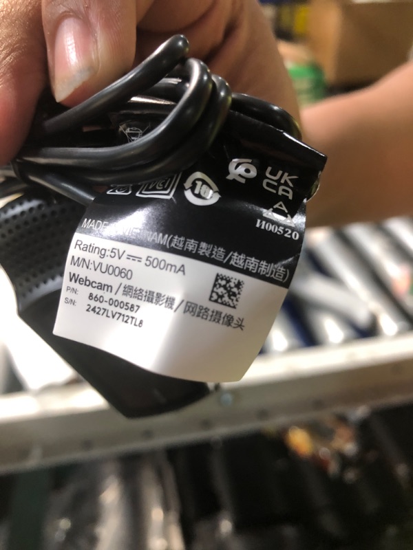 Photo 1 of Logitech C920x HD Pro Webcam, Full HD 1080p/30fps Video Calling, Clear Stereo Audio, HD Light Correction, Works with Skype, Zoom, FaceTime, Hangouts, PC/Mac/Laptop/Macbook/Tablet - Black