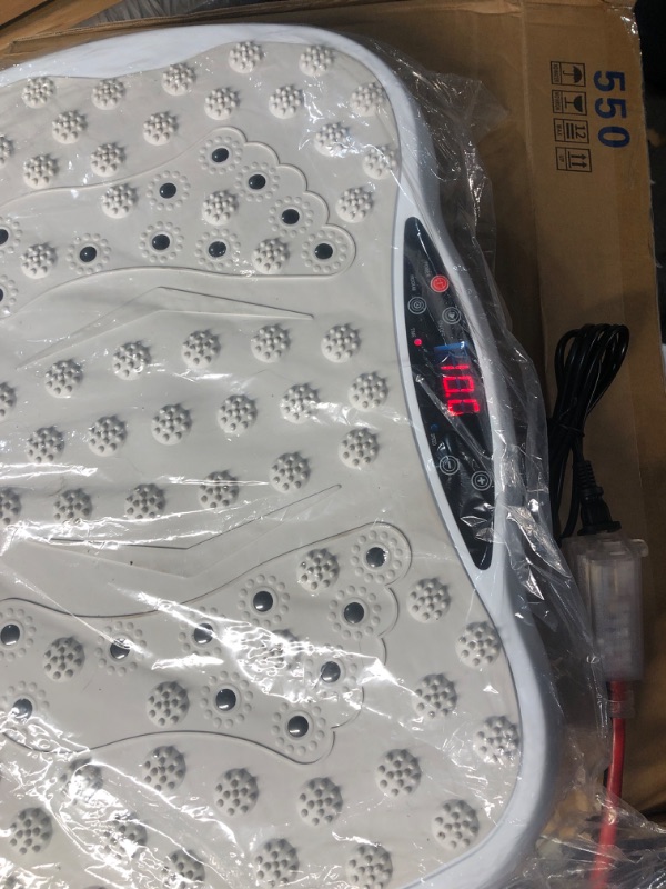 Photo 1 of Vibration Plate Exercise Machine, Vibration Plateform for Lymphatic Drainage, Whole Body Workout Vibrate Fitness Board for Weight Loss Shaping Toning, Home Gym Equipment
