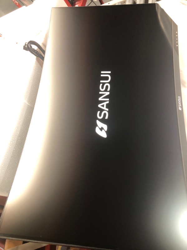 Photo 1 of SANSUI 32-Inch Curved Gaming Monitor WQHD 2560 x 1440 165Hz Curved 1500R -1ms(OD), HDR, 300nits, sRGB 125%, DCI-P3 95%, FreeSync, HDMI x2, DP1.2x2(ES-G32C3 DP Cable Included)