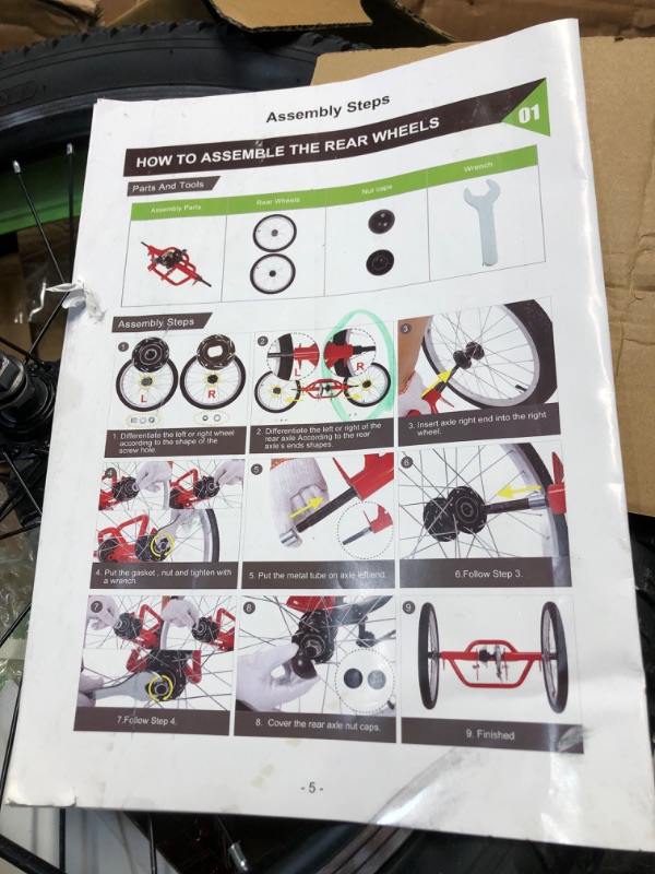 Photo 4 of ***USED - MISSING A DRIVE WHEEL - SEE PICTURES***
VEVOR Folding Adult Tricycle, 20-Inch Adult Folding Trikes, Carbon Steel 3 Wheel Cruiser Bike with Large Basket & Adjustable Seat, Shopping Picnic Foldable Tricycles for Women, Men, Seniors (Green)