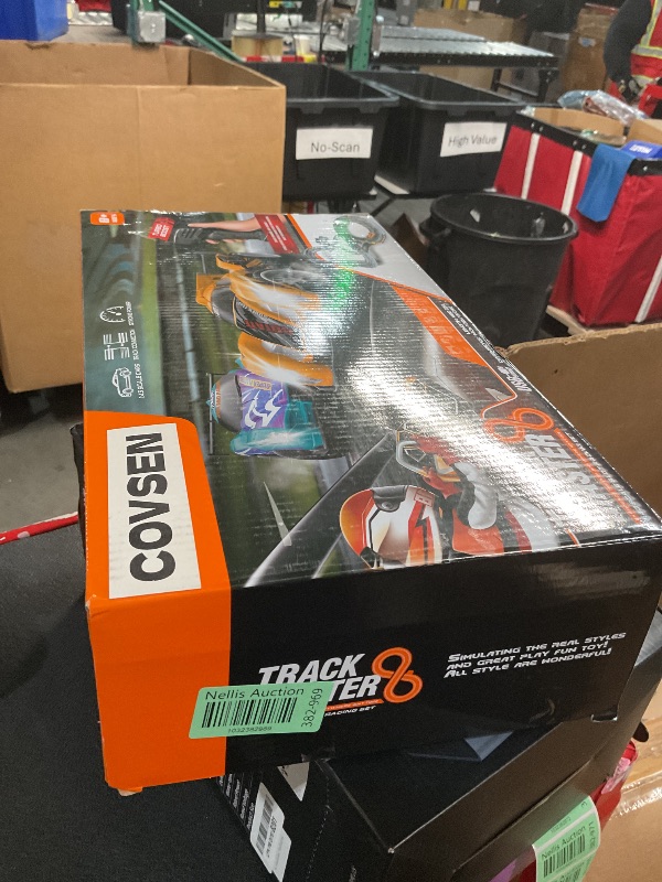 Photo 1 of Slot Car Race Track Sets - Electric Race Car Track for Kids - RC Race Track with 4 Slot Cars, Dual Racing Track 2 Hand Controller Birthday Gift for Kids 8-12 Year Old Boys