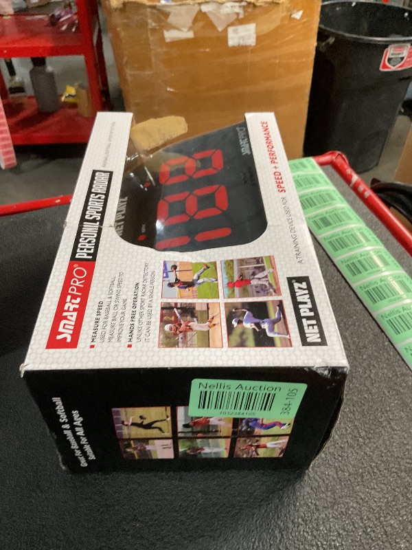 Photo 1 of NET PLAYZ Speed Radar, Muti-Sports Radar Gun (Hands-Free) Measure Speed Sensors for Baseball Softball Tennis Soccer Hockey Lacrosse Handball | Training Aids / Gadget Gifts