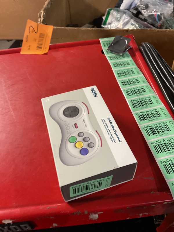 Photo 1 of 8Bitdo M30 Bluetooth Controller for Switch, Windows and Android, 6-Button Layout for SEGA’s Classic Games (White)