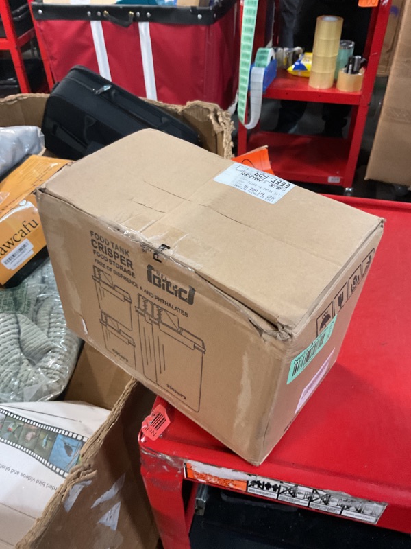 Photo 1 of NBILIC Cereal Containers Storage Set, 4 PCS Airtight Food Storage Containers with Flip-Top Lids, Plastic Cereal Organizer Dispenser for Kitchen, Pantry Organization Storage (ZL4PCS RE)