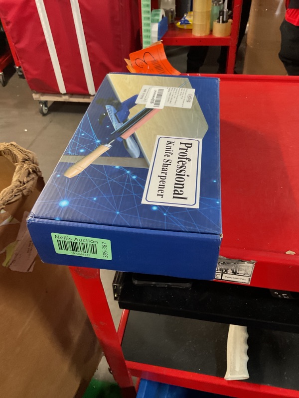 Photo 1 of CWOVRS Knife Sharpening Kit with Quick-Clamp Design, Fixed-Angle Knife Sharpening System, Chef Knife Sharpener Kit with Abrasive Holding System for Fine Grinding Polishing Tool, 8 Whetstones+1 Leather