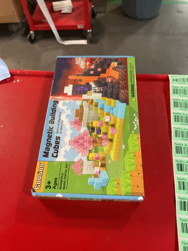 Photo 1 of Magnetic Blocks - Build Mine Magnet World Magic Portal Set, Magnetic Tiles Building Blocks Toddler Toys STEM Sensory Outdoor Toys for 3+ Year Old Boys & Girls, Creative Kids Games Kids Toys 84PCS