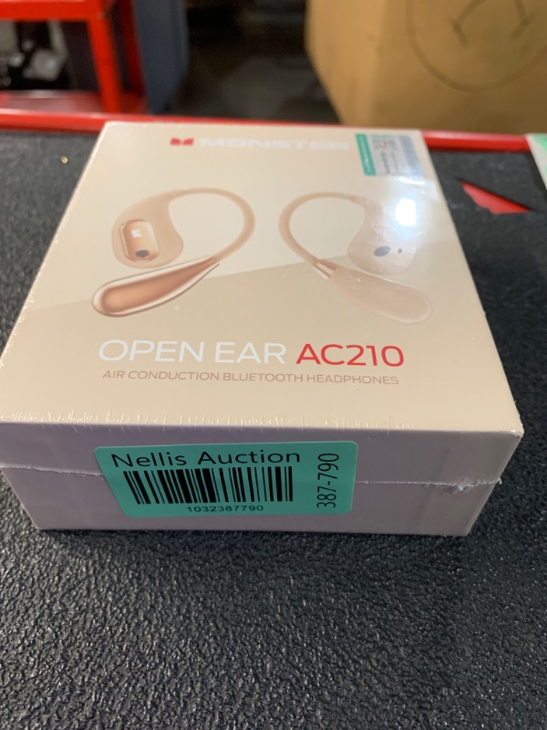 Photo 2 of ***FACTORY SEALED ***
Monster Open Ear AC210 Headphones, Bluetooth 5.4 Earphones Stereo Sound, Wireless Headphones 30 Hours Playback, Type-C Charging, HD Clear Calls, Touch Control, IPX5 Waterproof Open Ear Earbuds,White