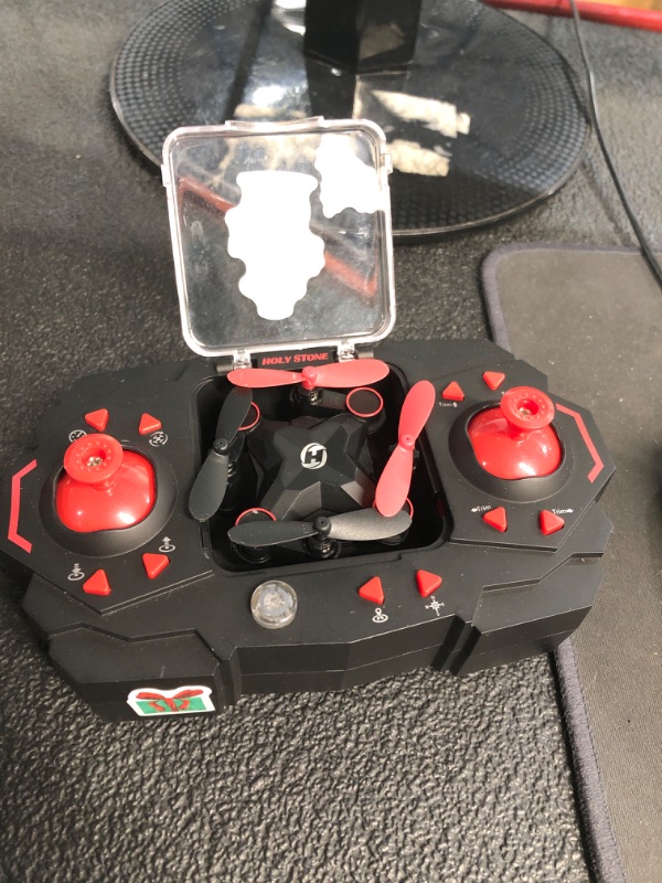 Photo 1 of ***STOCK PHOTO REFERENCE ONLY***Holy Stone HS190 Drones for Kids with Christmas Gift Box, Foldable MINI Indoor Drone RC Quadcopter with 3D Flip, Throw to Go, Altitude Hold, Easy to Fly for Beginner Christmas Birthday Toy Gift, Red