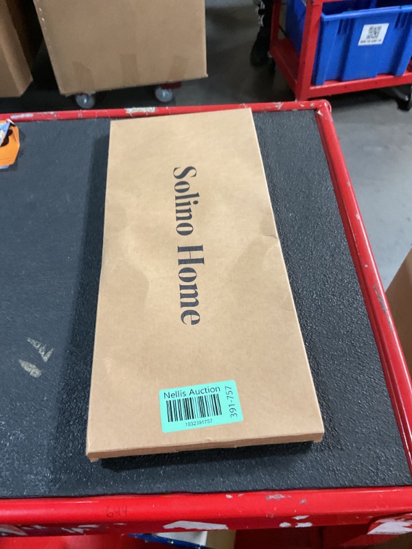 Photo 1 of Solino Home Linen Table Runner 60 Inches Long – 100% Pure Linen Light Natural Table Runner 14 x 60 Inch – Machine Washable Dining Table Runner for Spring, Holiday – Athena