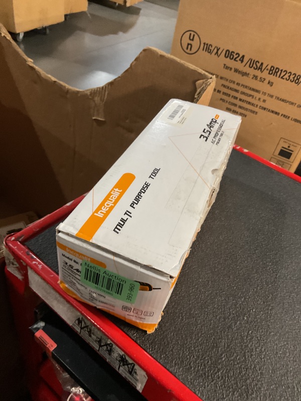 Photo 1 of Inequalit Oscillating Tool, 3.5A Oscillating Multi Tool Kit with 6 Variable Speed, 4° Oscillation Angle, Quick Release System and 30-Piece Accessory Set for Cutting, Sanding, Grinding