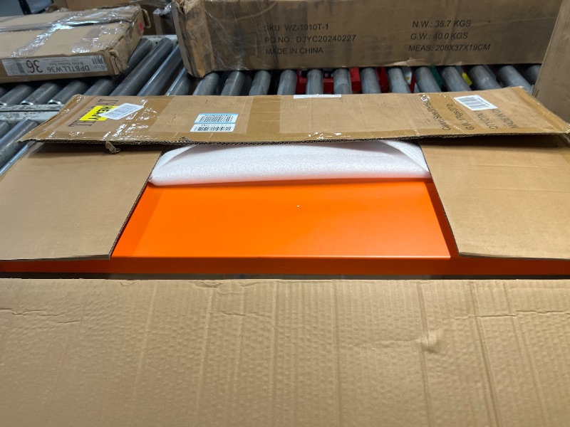 Photo 1 of Movable Welding Table,36"x18"Welding Tool Car,Movable Welding Workbench Table,Easy Setup Portable Workbench,Heavy-Duty Load Capacity,with Tool Slots and Fixture Holes,Tool Tray