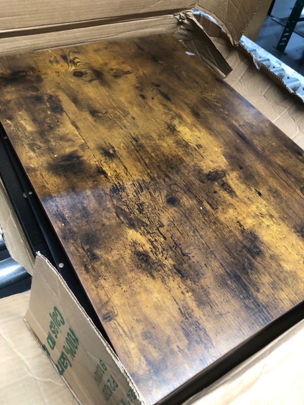 Photo 1 of DWVO 7 Pieces Folding Extendable Dining Table Set with 6 Chairs for 6 Peoples 66.9" Drop Leaf Wood Kitchen Dining Room Table Set with 2 Storage Drawers & Wheel for Small Space Saving Rustic Brown 2 box set 