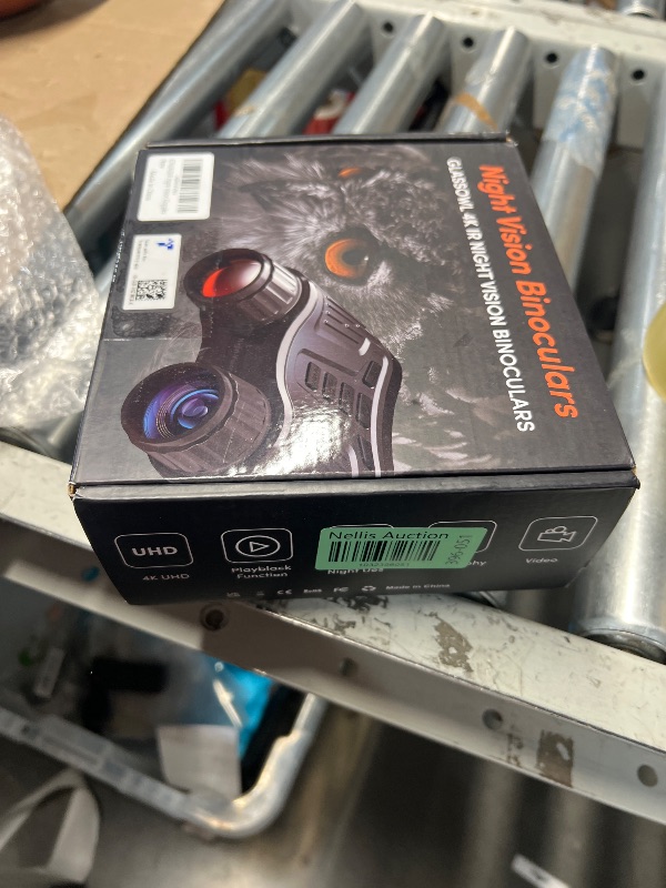 Photo 1 of GTHUNDER 4K Night Vision Goggles, 4000mAH Rechargeable Infrared Digital Night Vision Binoculars, 32GB Card for Video and Photo
