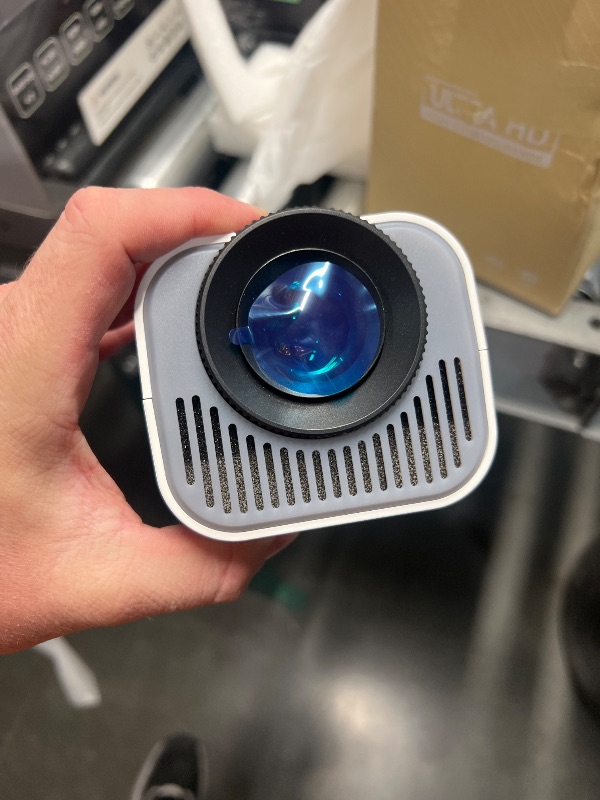 Photo 1 of Smart Mini Projector with Android 11.0,2024 Upgraded Portable Projector 1080P 4K Full HD with WiFi 6 and BT5.2,180°Adjustable Stand, Auto Keystone Home Projector for Phone/TV Stick/Laptop