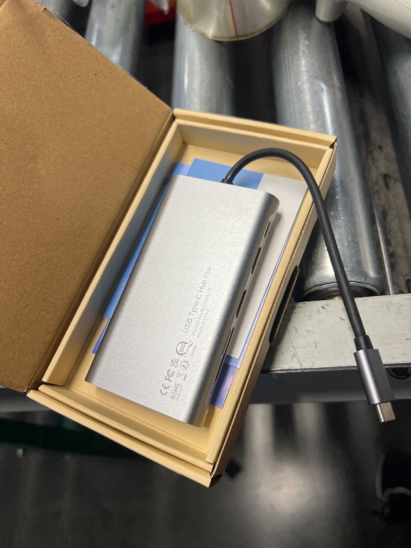 Photo 1 of *USED MISSING PIECES*USB C Docking Station Dual Monitor, UtechSmart 11 in 1 USB C Hub Triple Display, Laptop Dock with 2 HDMI, Ethernet, VGA, 100W PD, SD/TF Card Slot, 4USB for MacBook Dell HP Surface Lenovo ASUS