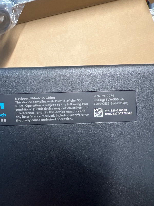 Photo 1 of Logitech G413 SE Full-Size Mechanical Gaming Keyboard - Backlit Keyboard with Tactile Mechanical Switches, Anti-Ghosting, Compatible with Windows, macOS - Black Aluminum