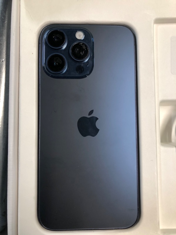 Photo 3 of ***NON-REFUNDABLE, PARTS ONLY, APPEARS TO BE A DEMO PHONE, NON-FUNCTIONAL*** Apple iPhone 15 Pro Max, 256GB, Blue Titanium - Unlocked (Renewed Premium)