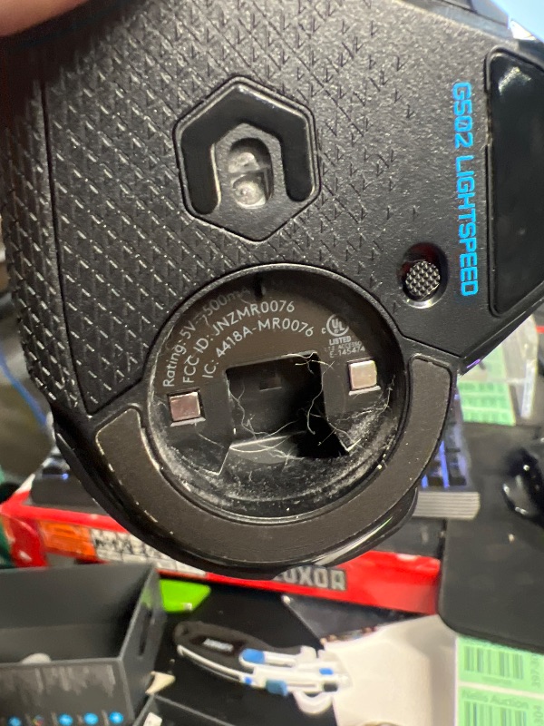 Photo 1 of **USED**
Logitech G502 Lightspeed Wireless Gaming Mouse with Hero 25K Sensor, PowerPlay Compatible, Tunable Weights and Lightsync RGB - Black
