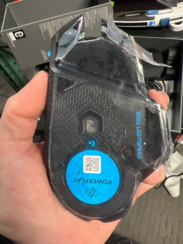 Photo 1 of **USED**
Logitech G502 Lightspeed Wireless Gaming Mouse with Hero 25K Sensor, PowerPlay Compatible, Tunable Weights and Lightsync RGB - Black