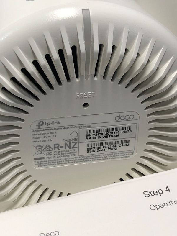 Photo 1 of TP-Link Deco AXE5400 Tri-Band WiFi 6E Mesh System – Wi-Fi up to 7200 Sq.Ft, Engadget Rated Best Mesh For Most People, Replaces WiFi Router and Extender, AI-Driven Mesh New 6GHz Band, 3-Pack(Deco XE75)